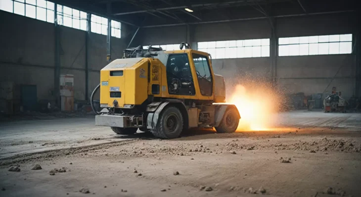 Przykłady zastosowania maszyn do szlifowania betonu w przemyśle